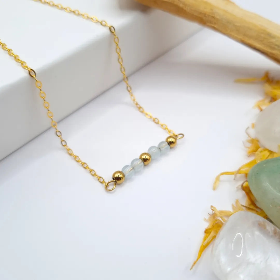 Collier Aigue Marine