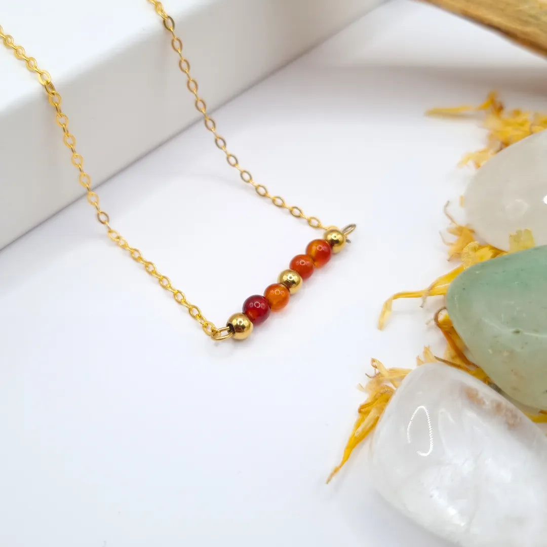 Collier Cornaline