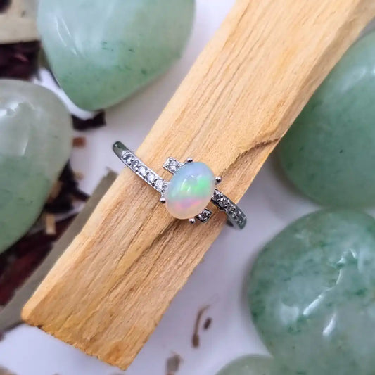 Bague Opale Argent