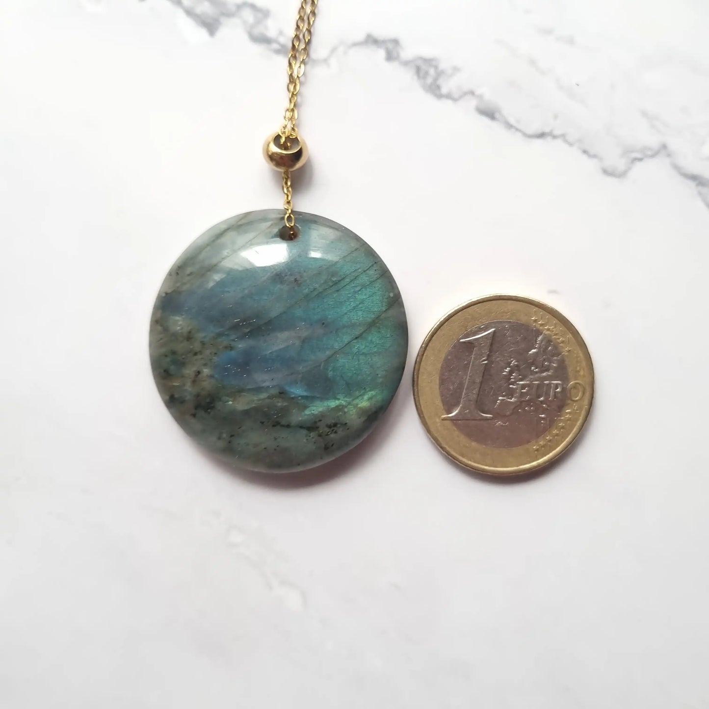 taille pendentif labradorite rond MystikBox